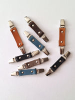 Stijlvolle Leren Cardigan Clips – Praktisch & Elegant