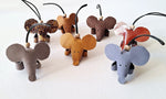 Leren Muis Sleutelhanger