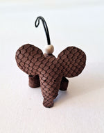 Leren Muis Sleutelhanger