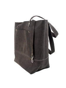 Grijze shopper