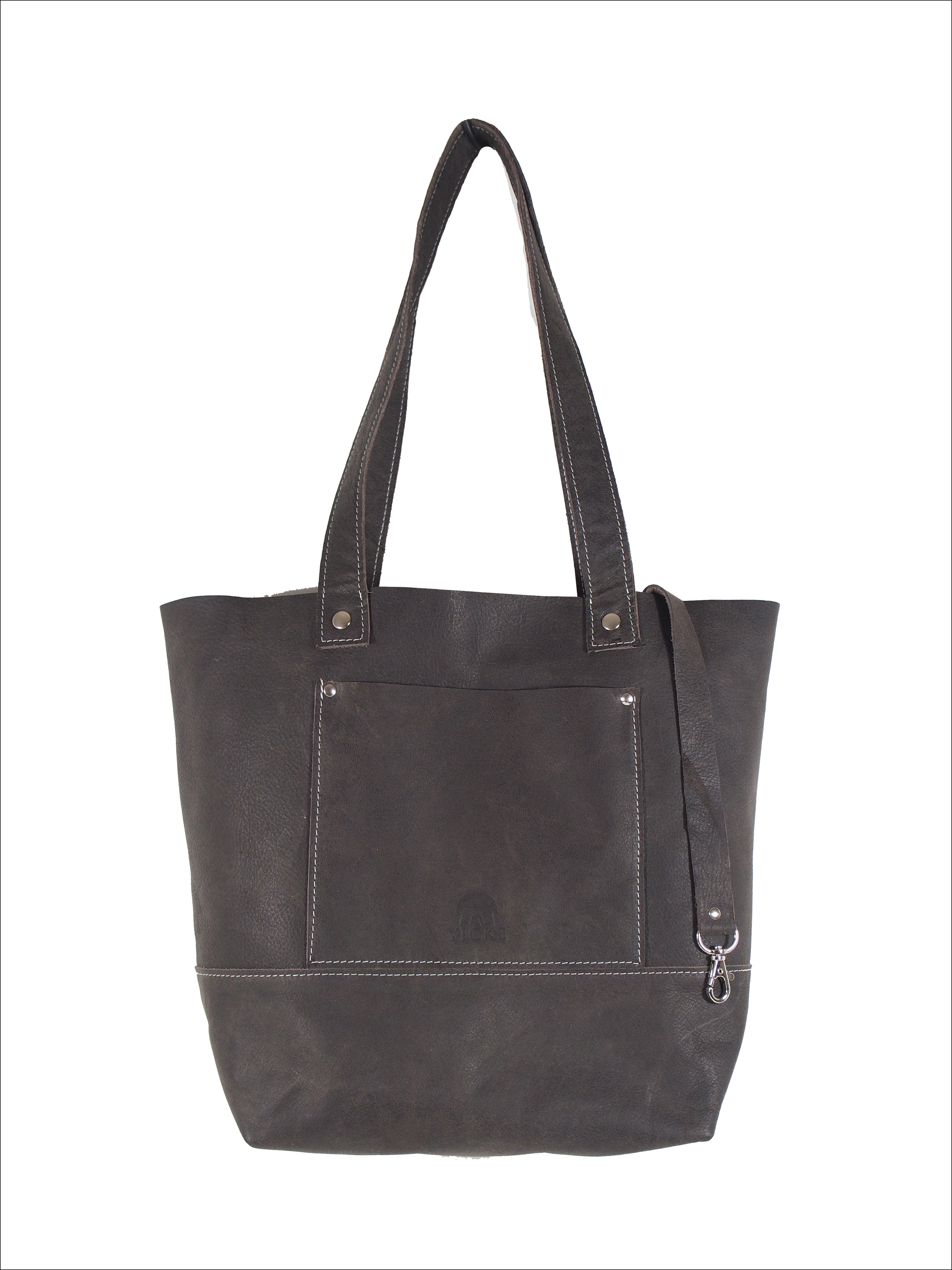 Grijze shopper