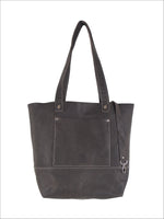 Grijze shopper