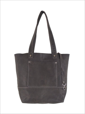 Grijze shopper