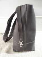 Grijze shopper
